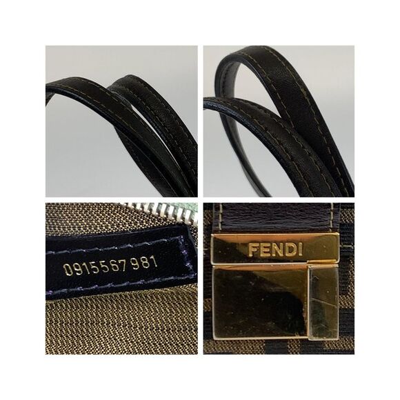 Pre Loved Bottega Veneta Fendi Selleria Shoulder Bag Brown - Picture 7 of 8